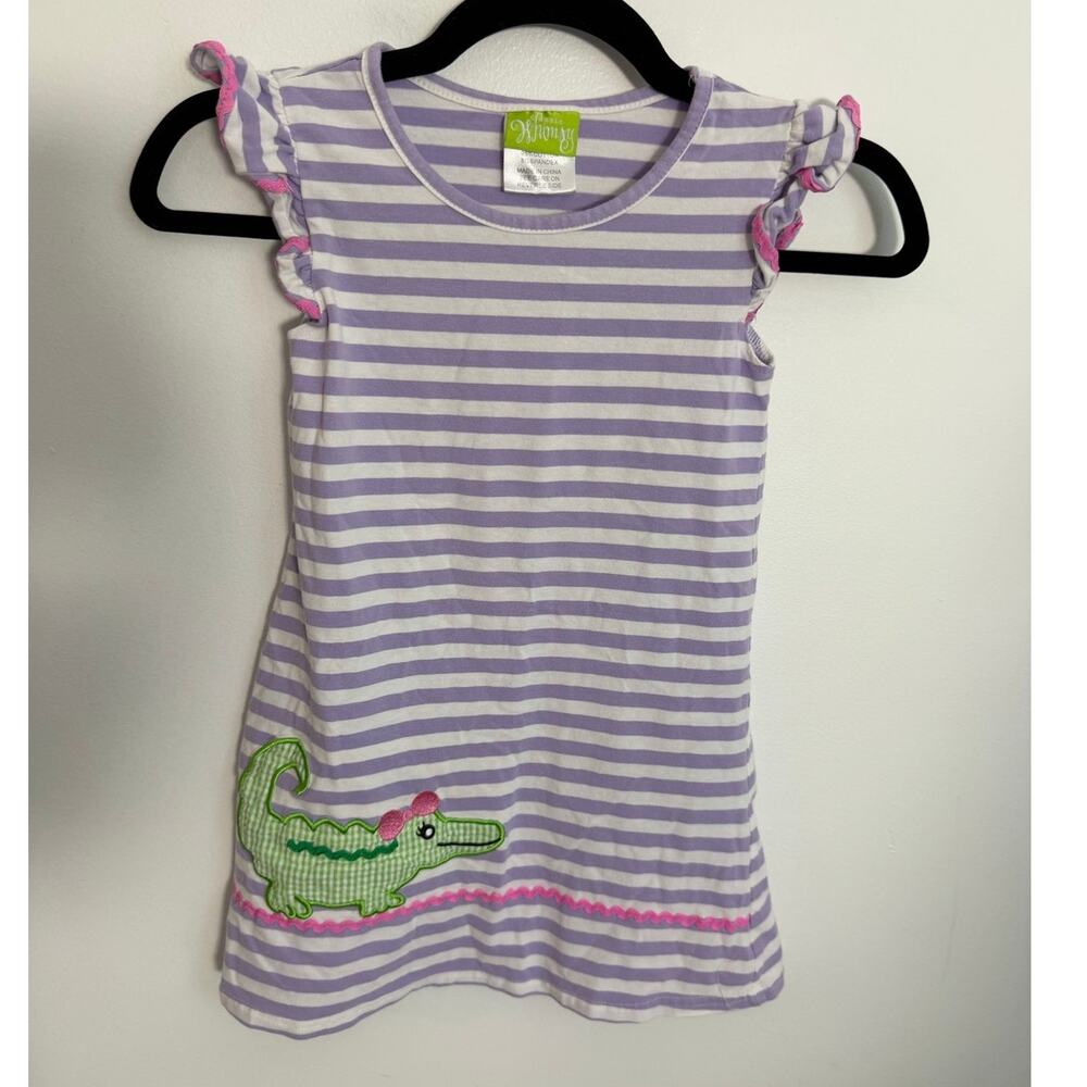 Classic Whimsy Striped Alligator Dress size 5‎